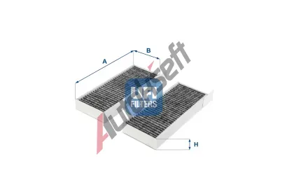 UFI Filtr vzduchu v interiru UFI 54.254.00, 54.254.00