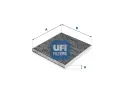 Filtr vzduchu v interiru UFI ‐ UFI 54.256.00