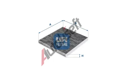 UFI Filtr vzduchu v interiru UFI 54.256.00, 54.256.00