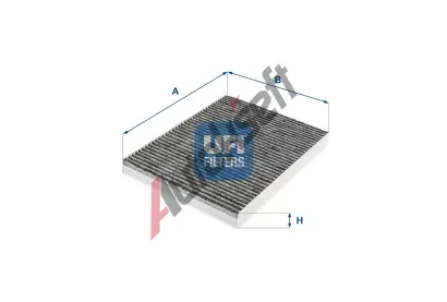 UFI Filtr vzduchu v interiru UFI 54.263.00, 54.263.00