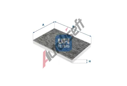 UFI Filtr vzduchu v interiru UFI 54.268.00, 54.268.00