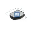Filtr vzduchu v interiru UFI ‐ UFI 54.270.00