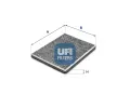 Filtr vzduchu v interiru UFI ‐ UFI 54.272.00
