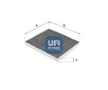 Filtr vzduchu v interiru UFI ‐ UFI 54.273.00