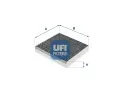 Filtr vzduchu v interiru UFI ‐ UFI 54.274.00