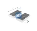 Filtr vzduchu v interiru UFI ‐ UFI 54.279.00