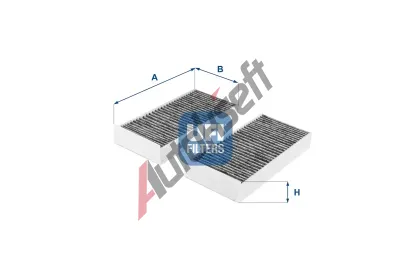 UFI Filtr vzduchu v interiru UFI 54.279.00, 54.279.00