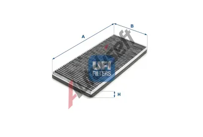 UFI Filtr vzduchu v interiru UFI 54.281.00, 54.281.00
