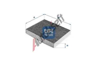 UFI Filtr vzduchu v interiru UFI 54.284.00, 54.284.00