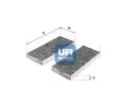 Filtr vzduchu v interiru UFI ‐ UFI 54.287.00