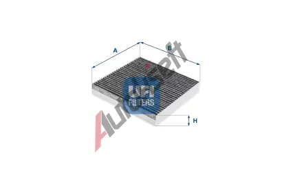 UFI Filtr vzduchu v interiéru UFI 54.290.00, 54.290.00 UFI Filtr vzduchu v interiéru UFI 54.290.00, 54.290.00