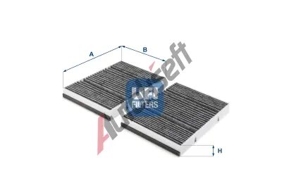 UFI Filtr vzduchu v interiru UFI 54.294.00, 54.294.00