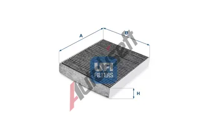 UFI Filtr vzduchu v interiéru UFI 54.296.00, 54.296.00  UFI Filtr vzduchu v interiéru UFI 54.296.00, 54.296.00