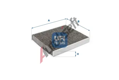 UFI Filtr vzduchu v interiru UFI 54.314.00, 54.314.00