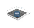Filtr vzduchu v interiru UFI ‐ UFI 54.318.00