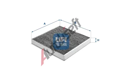 UFI Filtr vzduchu v interiru UFI 54.318.00, 54.318.00