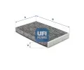Filtr vzduchu v interiru UFI ‐ UFI 54.319.00