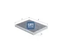 Filtr vzduchu v interiru UFI ‐ UFI 54.476.00