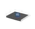 Filtr vzduchu v interiru UFI ‐ UFI 54.518.00