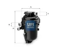 UFI Palivov filtr ‐ UFI 55.084.00