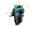 Palivov filtr UFI ‐ UFI 55.173.00