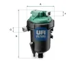 UFI Palivov filtr ‐ UFI 55.175.00