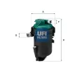 UFI Palivov filtr ‐ UFI 55.181.00