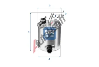 UFI Palivov filtr UFI 55.582.00, 55.582.00