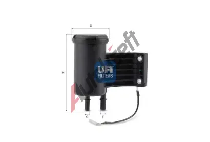 UFI Palivový filtr UFI 55.819.00, 55.819.00 UFI Palivový filtr UFI 55.819.00, 55.819.00