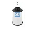 UFI Palivov filtr ‐ UFI 60.H2O.00