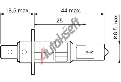 VALEO rovka H1 12V 55W P14,5s Essential VA 032003, 032003