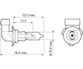 VALEO rovka HB3 12V 60W P20d Essential VA 032013, 032013