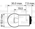 VALEO rovka R10W 12V 10W BA15s Essential VA 032221, 032221