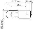 VALEO rovka T4W 12V 4W BA9s Essential VA 032223, 032223