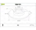 Brzdov� kotou�&nbsp;VALEO&nbsp;&dash;&nbsp;VA 186151
