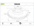 Brzdový kotouč VALEO ‐ VA 186246 Brzdový kotouč VALEO ‐ VA 186246