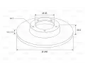 VALEO Brzdov kotou - 256 mm VA 186251, 186251