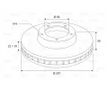 VALEO Brzdov kotou - 287 mm VA 186264, 186264