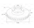 VALEO Brzdov kotou - 285 mm VA 186265, 186265