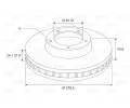 VALEO Brzdový kotouč - 280 mm VA 186600, 186600