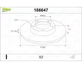 VALEO Brzdov� kotou� - 260 mm&nbsp;&dash;&nbsp;VA 186647