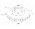 VALEO Brzdov kotou - 294 mm VA 186710, 186710