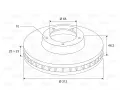 VALEO Brzdov kotou - 312 mm VA 186758, 186758