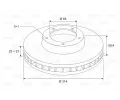VALEO Brzdový kotouč - 314 mm VA 197052, 197052