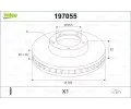 Brzdov kotou VALEO ‐ VA 197055