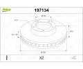 VALEO Brzdov� kotou� - 292 mm&nbsp;&dash;&nbsp;VA 197134