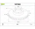 Brzdov� kotou�&nbsp;VALEO&nbsp;&dash;&nbsp;VA 197202