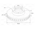 VALEO Brzdový kotouč - 295 mm VA 197202, 197202