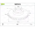 Brzdov� kotou�&nbsp;VALEO&nbsp;&dash;&nbsp;VA 197213