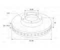 VALEO Brzdov� kotou� - 280 mm VA 197223, 197223